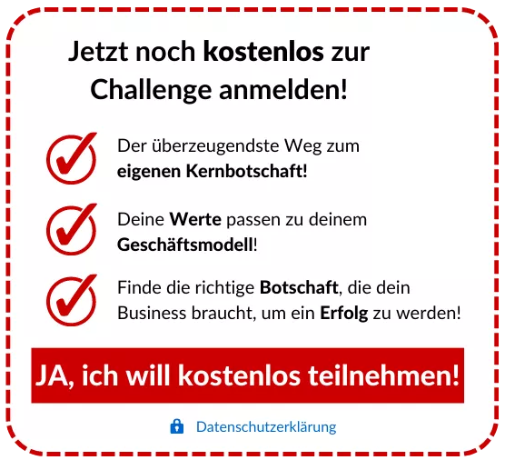 5-Tages Life-to-Business Challenge Jetzt anmelden