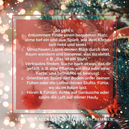 Anleitung gegen Angst