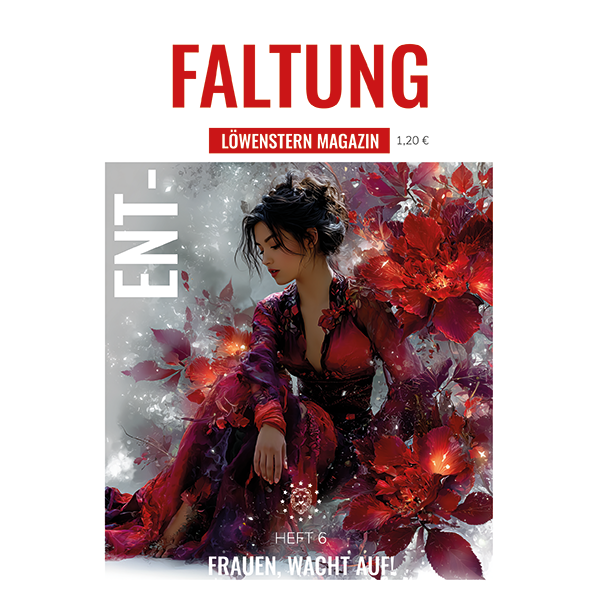 Cover des LöwenStern Magazins, Heft 6, Thema: Entfaltung 