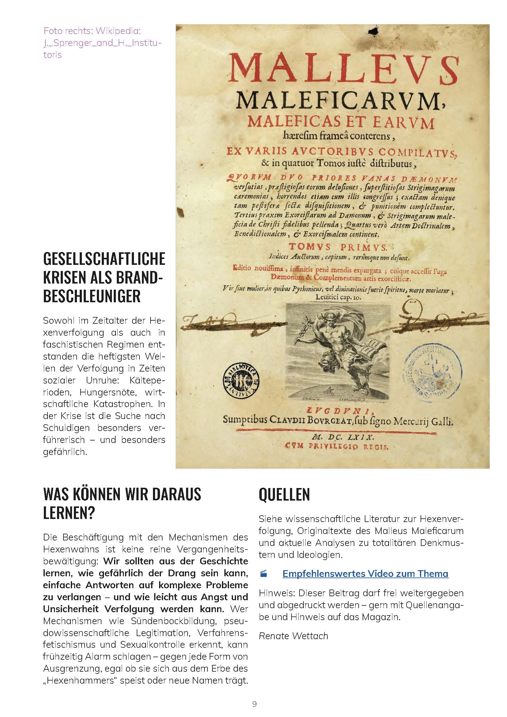 Vorschauseite aus Heft 6 des LöwenStern Magazins